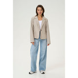 Esther Shaped Blazer Feather Gray Melange Pin