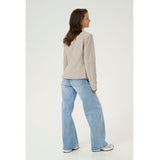 Esther Shaped Blazer Feather Gray Melange Pin