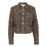 Leondra Denim Shirt Feather Grey / Black