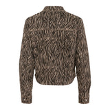 Leondra Denim Shirt Feather Grey / Black