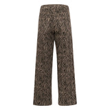 Leondra HW Straight Jeans Feather Grey / Black