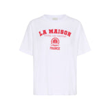 Adelina T-Shirt Optical White / Red