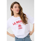 Adelina T-Shirt Optical White / Red