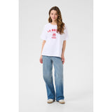 Adelina T-Shirt Optical White / Red