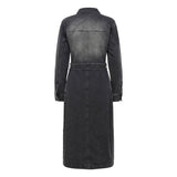 Abby Denim Dress Medium Grey