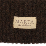 151512 Marta du Cháteau Rib Beanie Hat Brown