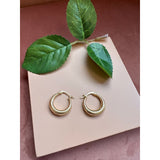 Rillet creol guldbelagt