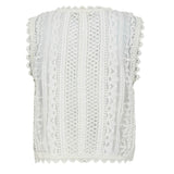 SeboraGo Blouse Top Off-White