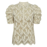 AnnGo Sofie Blouse Creme