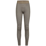 Hype the Detail Printed Leggings Beige