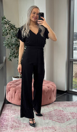 Girl-Jumpsuit V Black 12456