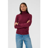 Astrid Roll Neck Windsor Wine