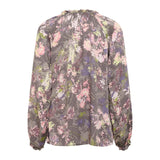Madi DitteMarie Blouse Grey Flower Foil