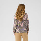 Madi DitteMarie Blouse Grey Flower Foil