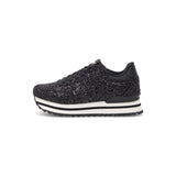 Ronja Plateau Glitter black