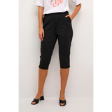 JENNY CAPRI PANTS BLACK DEEP. Lækre 3/4 lange baggy bukser fra Kaffe.