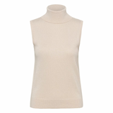 Regina Roll Neck Top sand dollar