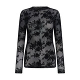 Hype the Detail Lace Blouse Black