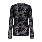 Hype the Detail Lace Blouse Black