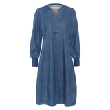 Allura Arpa Rib Dress dark blue wash
