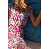 Alma Loose Skirt Pink Paisley