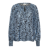 Amanda Blouse Black/Windsurfer