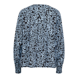 Amanda Blouse Black/Windsurfer