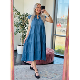 Amara Dress Blue Jeans