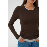 Anso 2-in-1 LS T-Shirt Coffee Bean