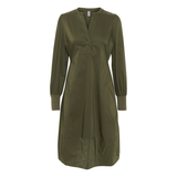 Antoinett Rib Dress Burnt Olive
