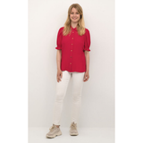 Asmine Ss Shirt Fiery Red