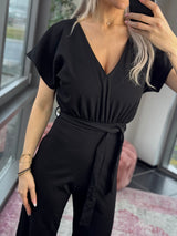 Girl-Jumpsuit V Black 12456