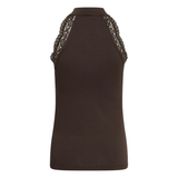 Belja Halterneck Top Chocolate Brown ( pre-ordre. Levering midt uge 36)