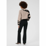 Benghta Long Flare Pants black (pre-ordre. Forventet levering midt uge 34)