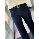 Saga Wide Leg Jeans Dark Blue