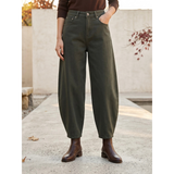 Caro Balloon Jeans Kaki