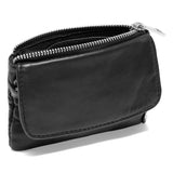 CREDIT CARD HOLDER BLACK (NERO)
Pung/kreditkortholder i l lækkert blødt læder. Pungen er ie en vasket læderkvalitet, som giver et casual look. Pungen er dekoreret med en klap foran med en skjult lynlåslomme indeni.
Indvendigt: Pungen har et lille primært rum med plads til mønter og opdeling med plads til 4 kreditkort.
Lukkes med lynlås
Klassisk sort farve
Fås i flere farver
100% skind
H: 10 x L: 15 D: 1,5 cm
Størrelsesguide: H: 10 x L: 15 D: 1,5 cm