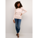 Dolly LS T-Shirt Pale Mauve White Stripe