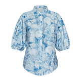 Ella SH72 Shirt 19170 Blue Paisley