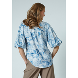 Ella SH72 Shirt 19170 Blue Paisley