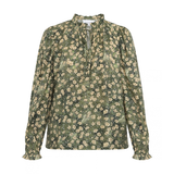 Elza LS5 Blouse 20276 Green Flower
