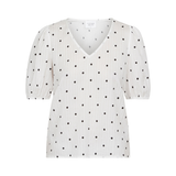 Esca SS Blouse 17820 Offwhite Black