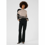 Benghta Long Flare Pants black (pre-ordre. Forventet levering midt uge 34)