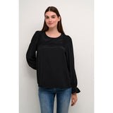 Francis Asmine Smock blouse black