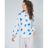 Gada SH57 Shirt 18739 Cream Blue