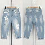 Gaia Jeans Lace Star Light Denim