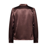 Gisna Ls Blouse 19597 Brown