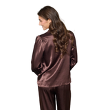Gisna Ls Blouse 19597 Brown