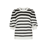 Halia-SS1 Knit 17249 Cream Black
