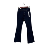 Hazel Raw Blue Flared Jeans